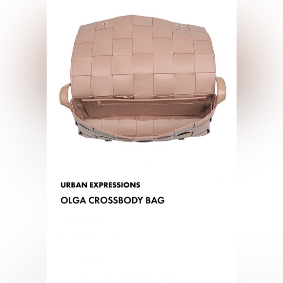 Urban Expressions Tan Crossbody Bag - Picture 6 of 13